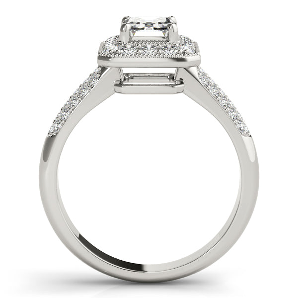 Bespoke Color Rings Emerald Diamond Engagement Ring — 9K/18K Gold & Platinum