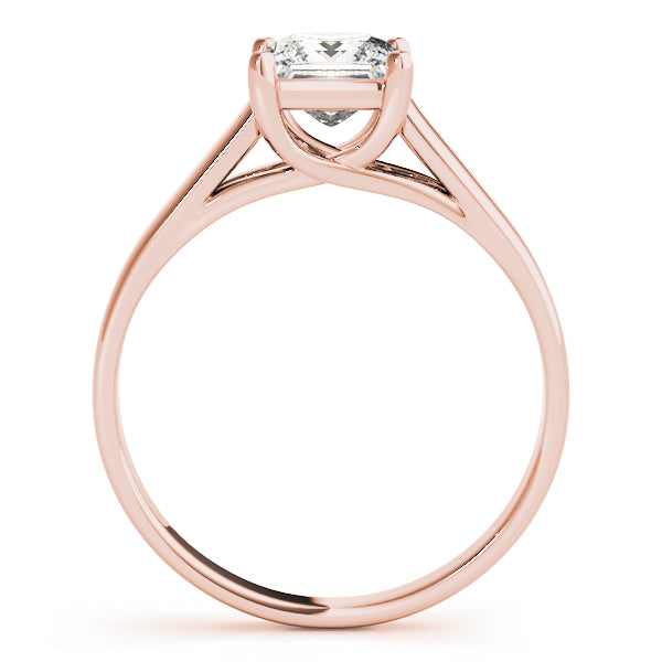 Lustrous Trellis Princess Diamond Engagement Ring — 9K/18K Gold & Platinum