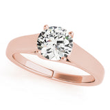 Opulent Trellis Round Diamond Engagement Ring — 9K/18K Gold & Platinum