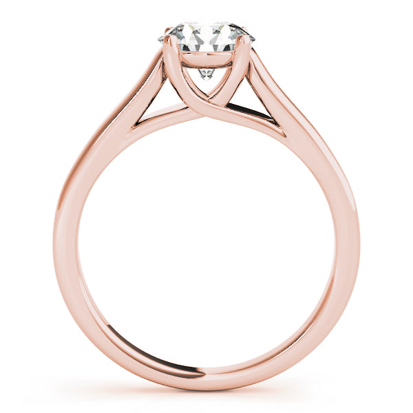 Opulent Trellis Round Diamond Engagement Ring — 9K/18K Gold & Platinum