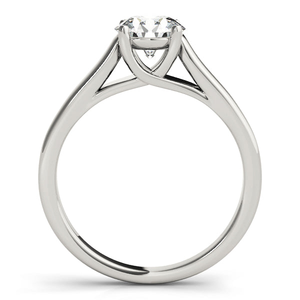 Opulent Trellis Round Diamond Engagement Ring — 9K/18K Gold & Platinum
