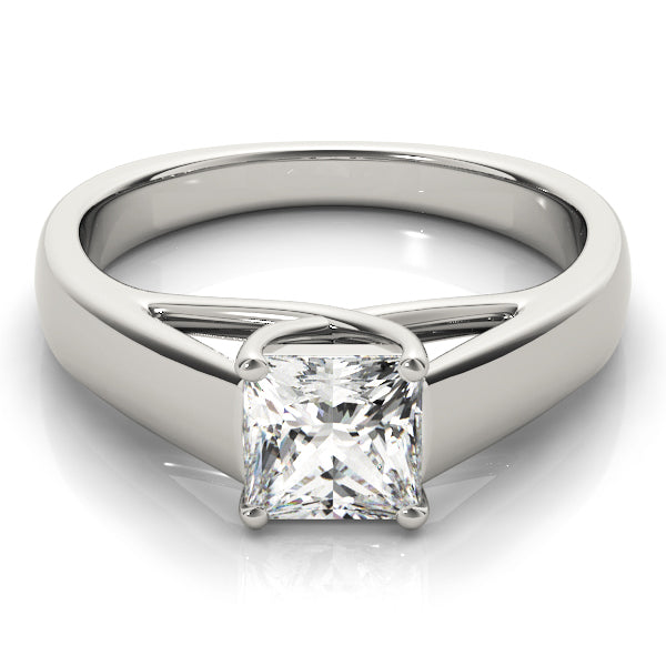 Pristine Trellis Princess Diamond Engagement Ring — 9K/18K Gold & Platinum