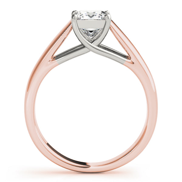 Pristine Trellis Princess Diamond Engagement Ring — 9K/18K Gold & Platinum