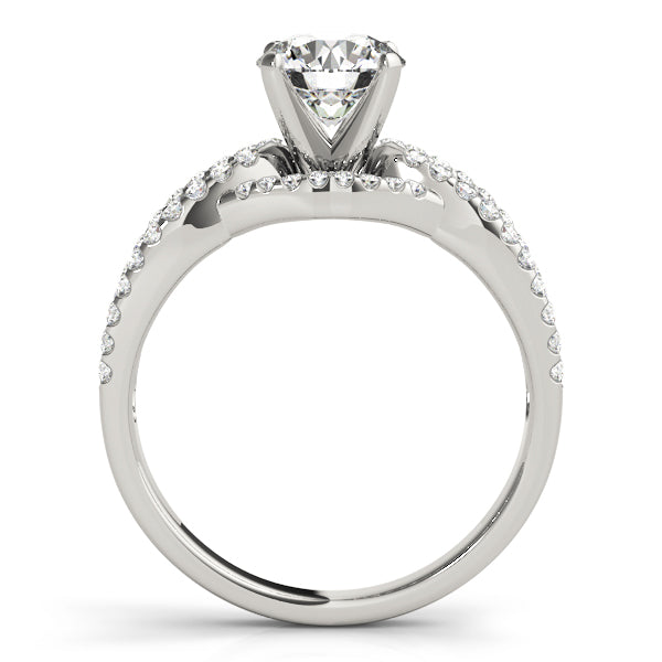 Heirloom Multi-Row Round Diamond Engagement Ring — 9K/18K Gold & Platinum