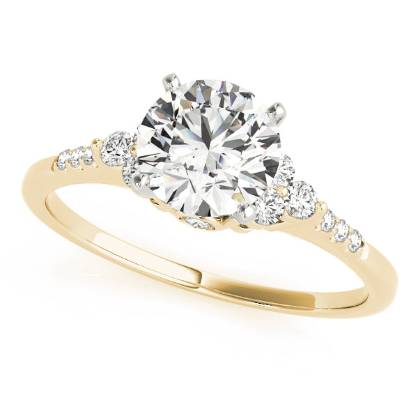 Artisan Remounts Round Diamond Engagement Ring — 9K/18K Gold & Platinum