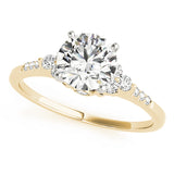 Artisan Remounts Round Diamond Engagement Ring — 9K/18K Gold & Platinum