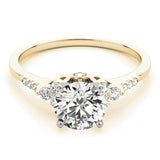 Artisan Remounts Round Diamond Engagement Ring — 9K/18K Gold & Platinum