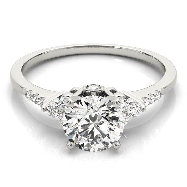 Artisan Remounts Round Diamond Engagement Ring — 9K/18K Gold & Platinum