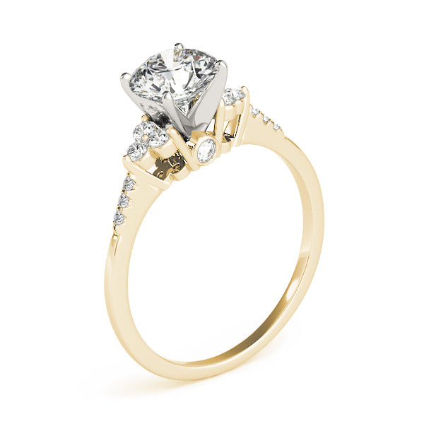 Artisan Remounts Round Diamond Engagement Ring — 9K/18K Gold & Platinum