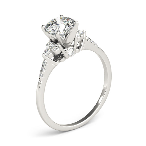 Artisan Remounts Round Diamond Engagement Ring — 9K/18K Gold & Platinum