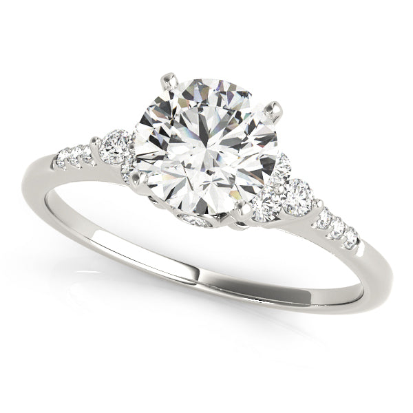 Artisan Remounts Round Diamond Engagement Ring — 9K/18K Gold & Platinum