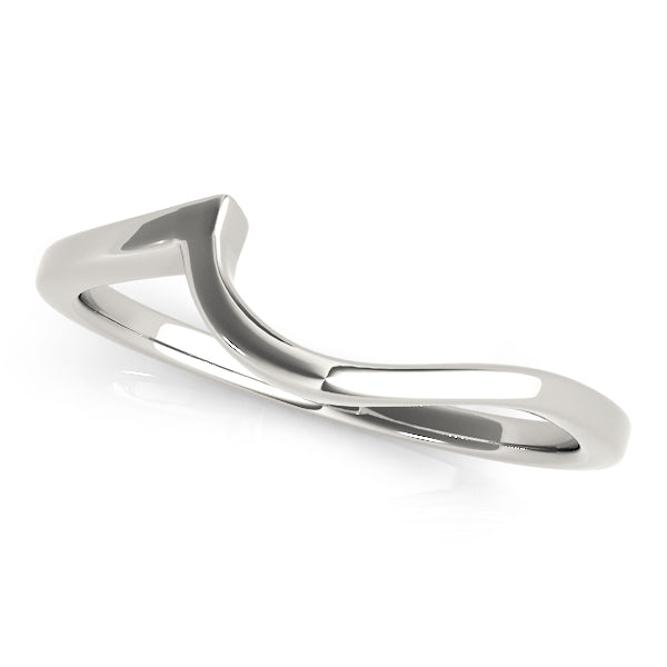 Gold Curved Wedding Band