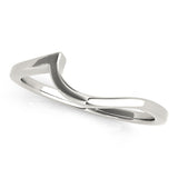 Gold Curved Wedding Band
