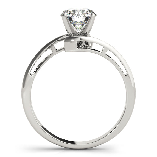 Statement Solitaires Round Diamond Engagement Ring — 9K/18K Gold & Platinum