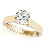 Celestial Remounts Round Diamond Engagement Ring — 9K/18K Gold & Platinum