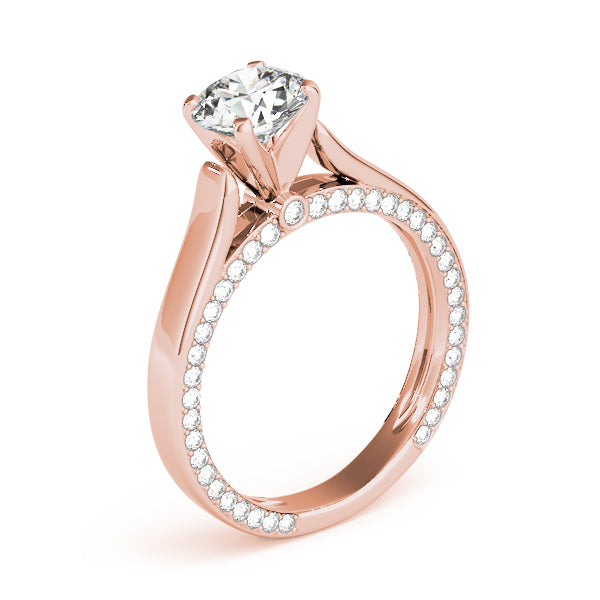 Celestial Remounts Round Diamond Engagement Ring — 9K/18K Gold & Platinum