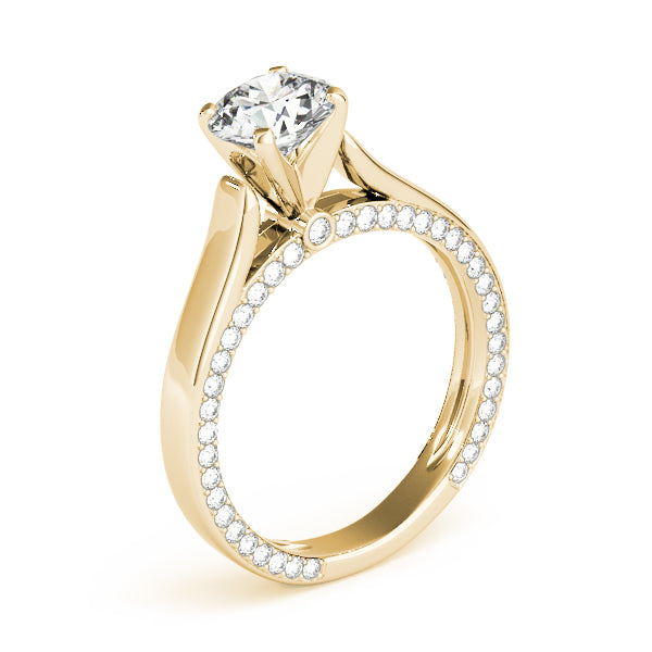 Celestial Remounts Round Diamond Engagement Ring — 9K/18K Gold & Platinum