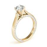 Celestial Remounts Round Diamond Engagement Ring — 9K/18K Gold & Platinum