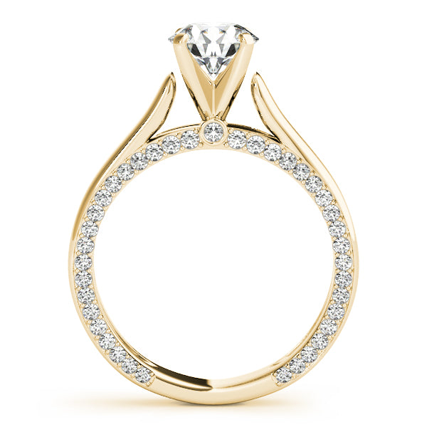 Celestial Remounts Round Diamond Engagement Ring — 9K/18K Gold & Platinum