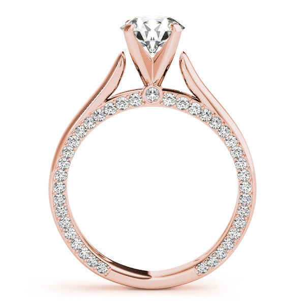 Celestial Remounts Round Diamond Engagement Ring — 9K/18K Gold & Platinum