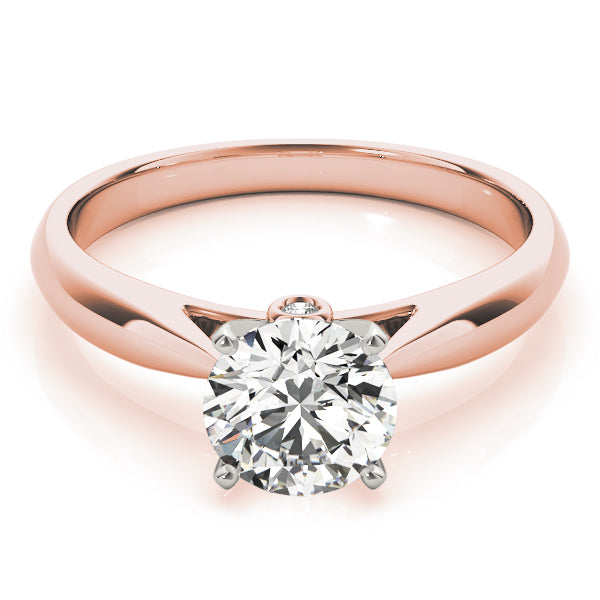 Eternal Solitaires Round Diamond Engagement Ring — 9K/18K Gold & Platinum