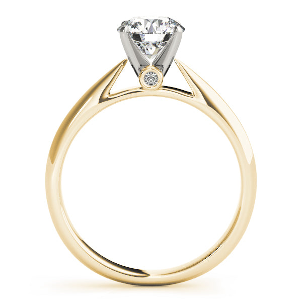 Eternal Solitaires Round Diamond Engagement Ring — 9K/18K Gold & Platinum