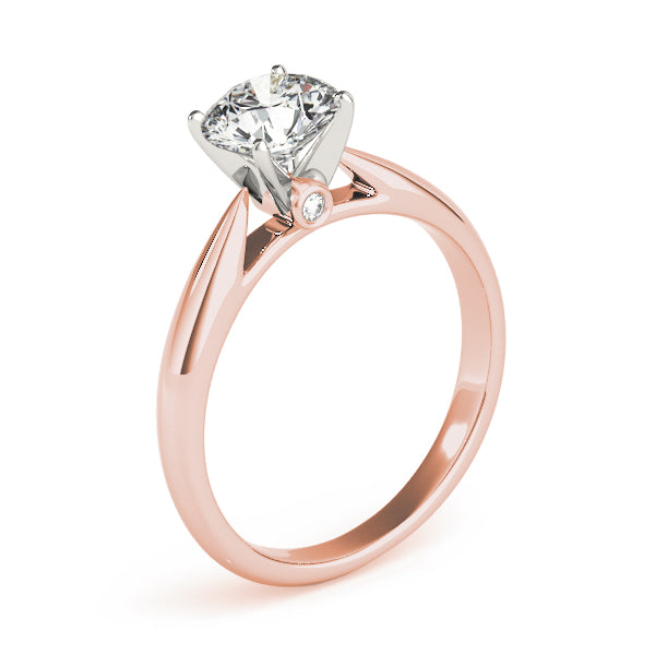 Eternal Solitaires Round Diamond Engagement Ring — 9K/18K Gold & Platinum