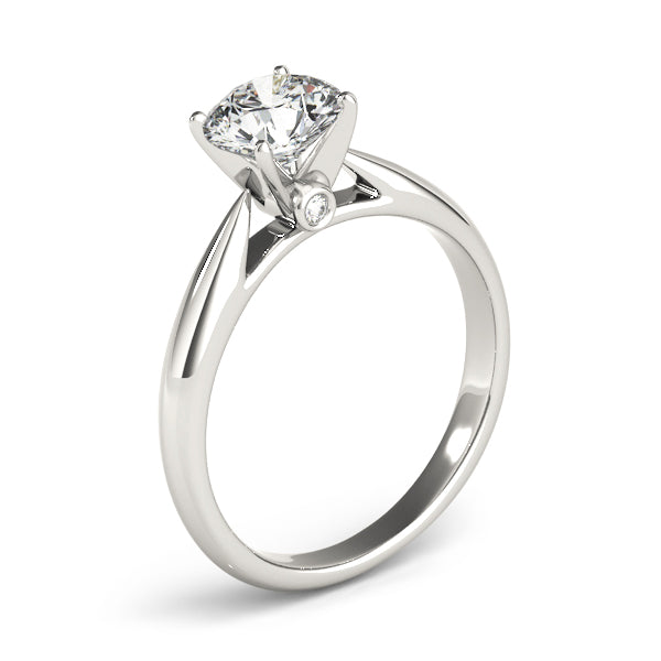 Eternal Solitaires Round Diamond Engagement Ring — 9K/18K Gold & Platinum