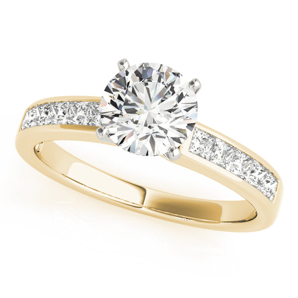 Couture Fancy Shape Remounts Princess Diamond Engagement Ring — 9K/18K Gold & Platinum
