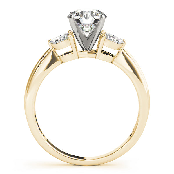 Romantic Fancy Shape Remounts Marquise Diamond Engagement Ring — 9K/18K Gold & Platinum