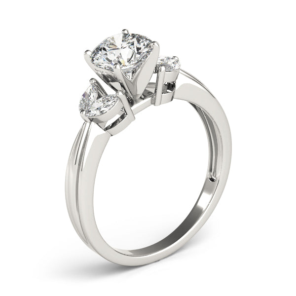 Romantic Fancy Shape Remounts Marquise Diamond Engagement Ring — 9K/18K Gold & Platinum