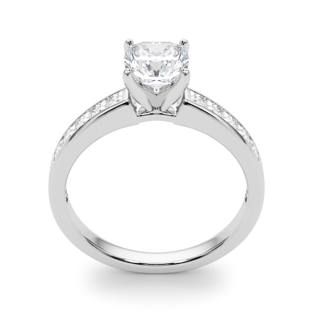Lustrous Fancy Shape Remounts Princess Diamond Engagement Ring — 9K/18K Gold & Platinum