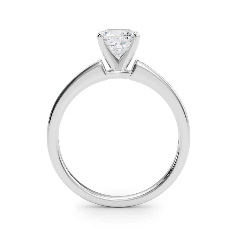 Lustrous Fancy Shape Remounts Princess Diamond Engagement Ring — 9K/18K Gold & Platinum