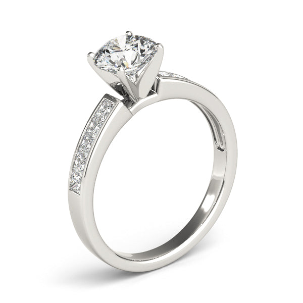Lustrous Fancy Shape Remounts Princess Diamond Engagement Ring — 9K/18K Gold & Platinum