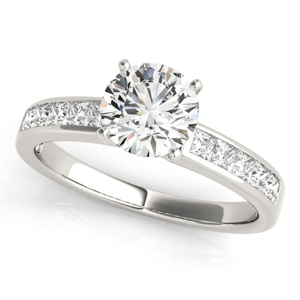 Lustrous Fancy Shape Remounts Princess Diamond Engagement Ring — 9K/18K Gold & Platinum