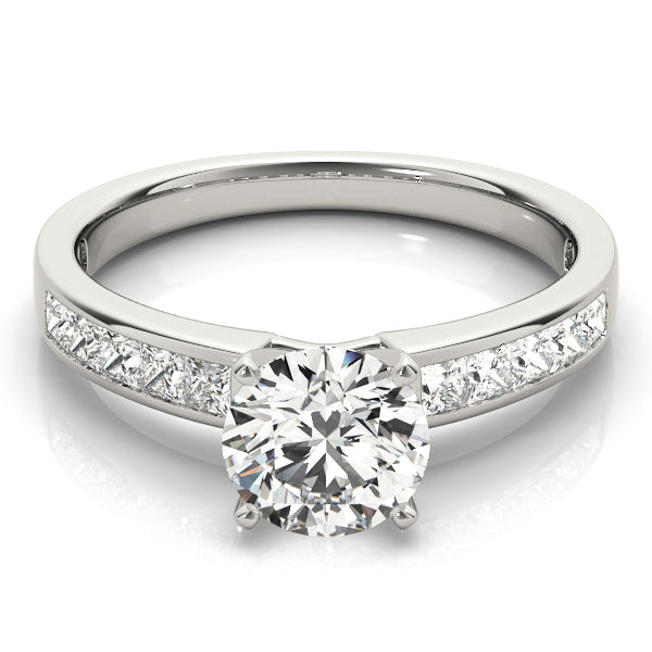 Lustrous Fancy Shape Remounts Princess Diamond Engagement Ring — 9K/18K Gold & Platinum
