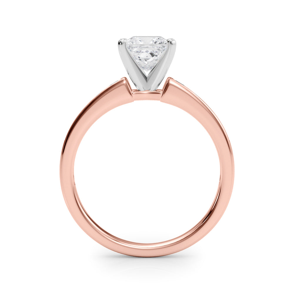 Lustrous Fancy Shape Remounts Princess Diamond Engagement Ring — 9K/18K Gold & Platinum