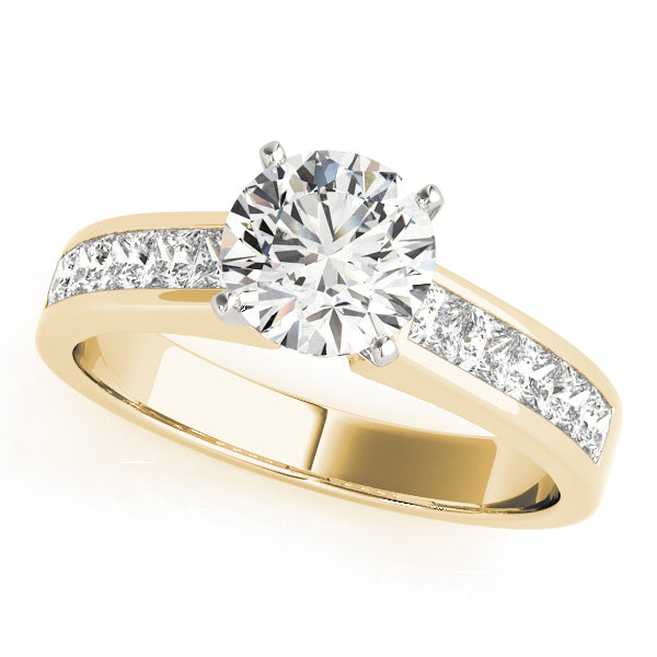 Opulent Fancy Shape Remounts Princess Diamond Engagement Ring — 9K/18K Gold & Platinum
