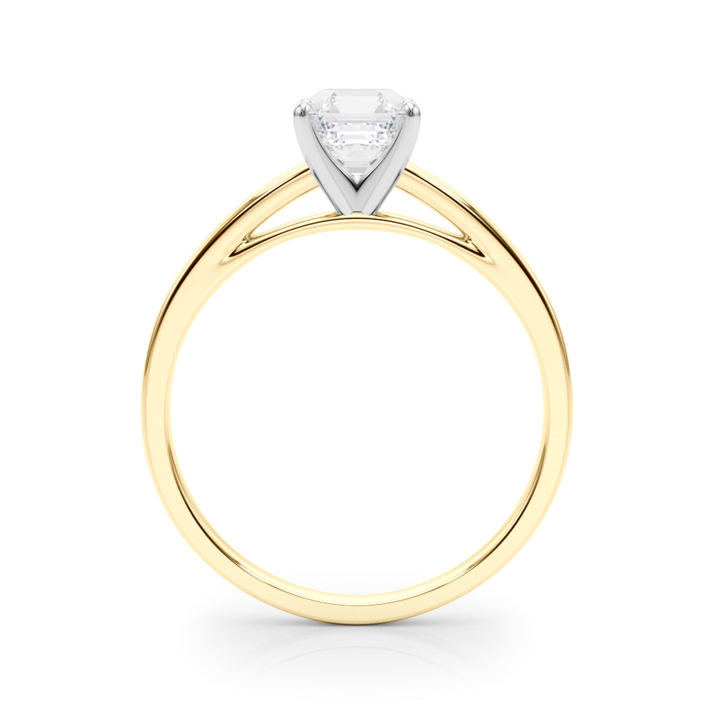 Enchanted Solitaires Round Diamond Engagement Ring — 9K/18K Gold & Platinum