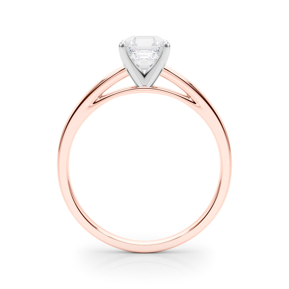 Enchanted Solitaires Round Diamond Engagement Ring — 9K/18K Gold & Platinum