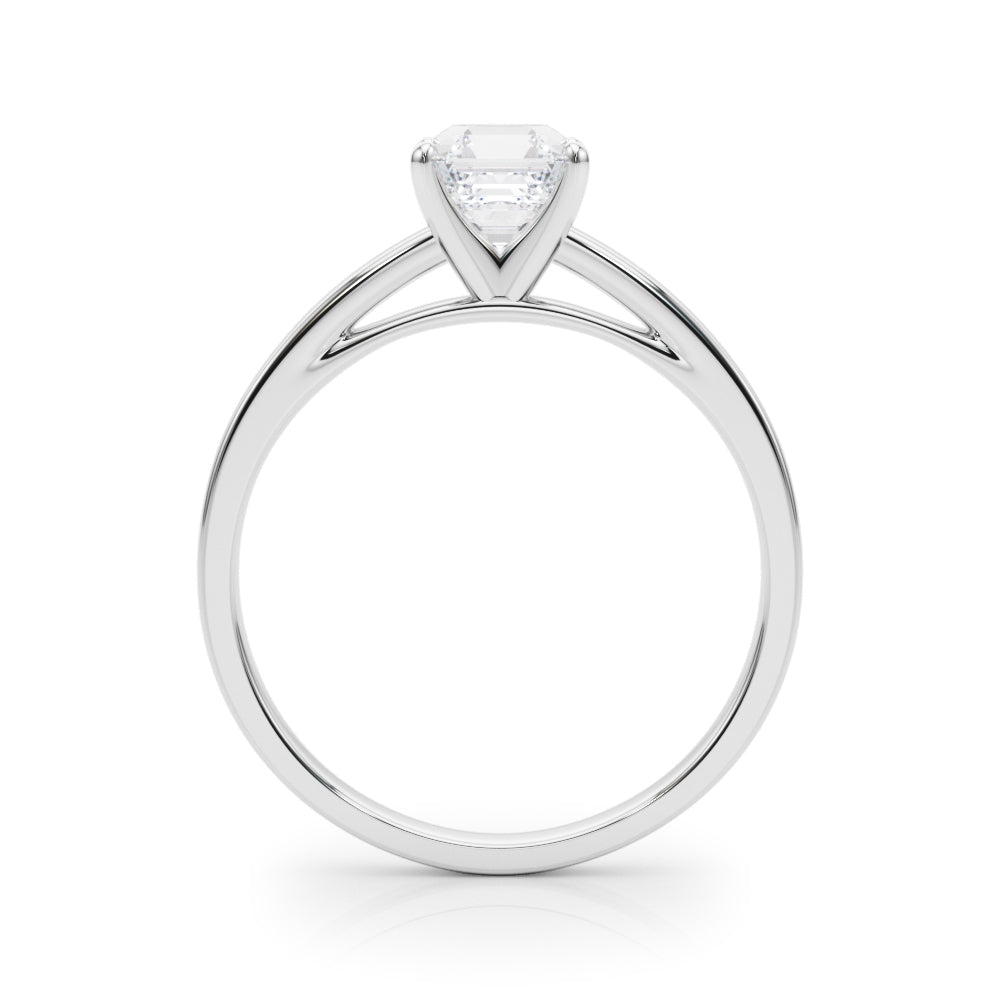 Enchanted Solitaires Round Diamond Engagement Ring — 9K/18K Gold & Platinum