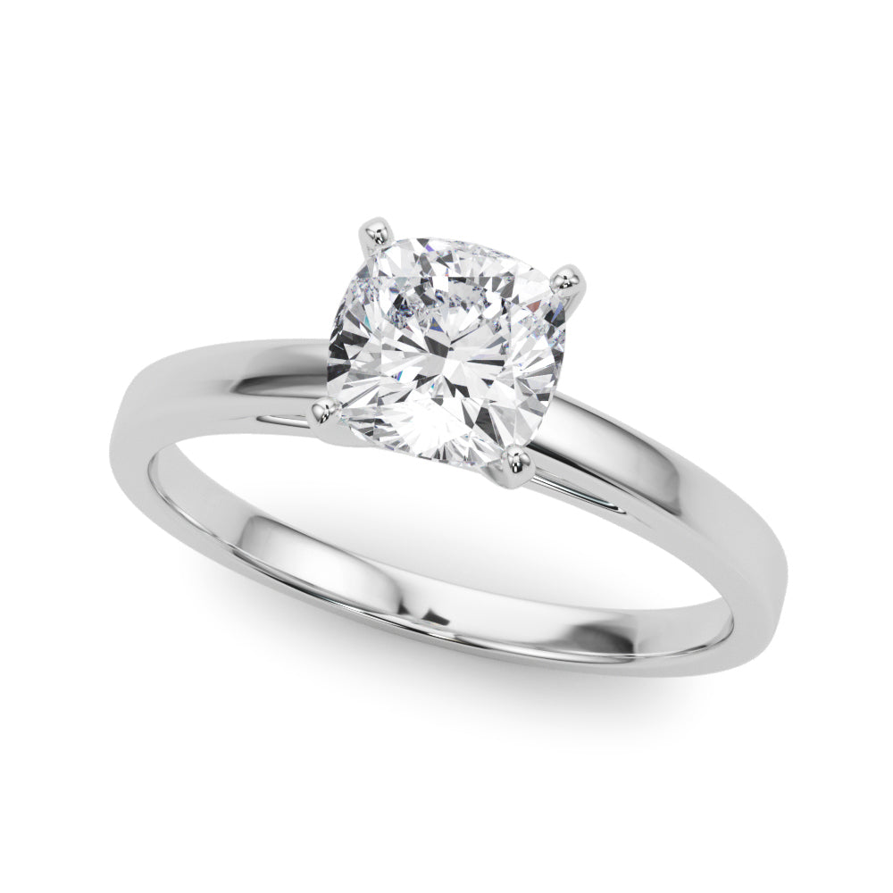 Enchanted Solitaires Round Diamond Engagement Ring — 9K/18K Gold & Platinum