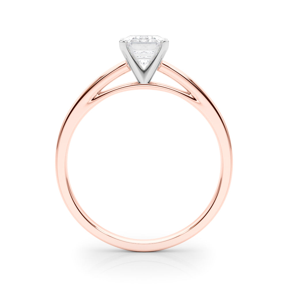 Enchanted Solitaires Round Diamond Engagement Ring — 9K/18K Gold & Platinum