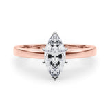 Enchanted Solitaires Round Diamond Engagement Ring — 9K/18K Gold & Platinum