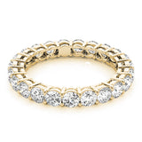 Diamond Full Eternity Ring in Gold & Platinum
