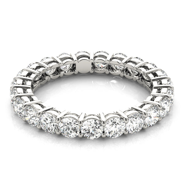 Diamond Full Eternity Ring in Gold & Platinum