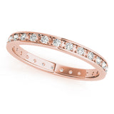 Diamond Full Eternity Ring in Gold & Platinum
