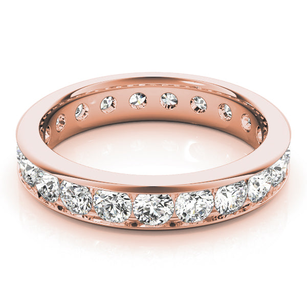 IGI Lab-Grown Round Cut Diamond Eternity Wedding Band.
