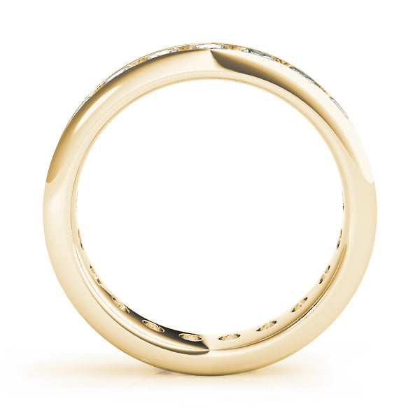 IGI Lab-Grown Round Cut Diamond Eternity Wedding Band.