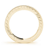 Channel Set Half Eternity Ring in Gold & Platinum